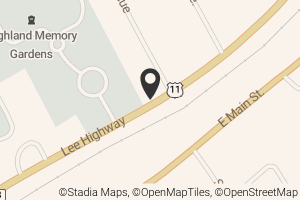 Map with location marker