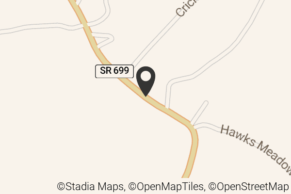 Map with location marker