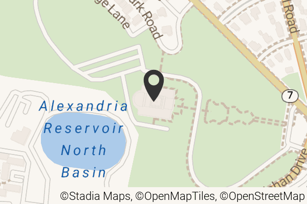 Map with location marker