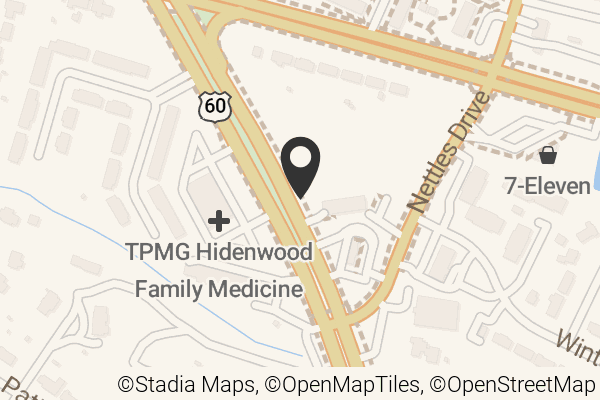 Map with location marker