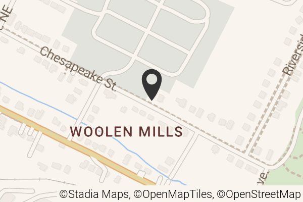 Map with location marker