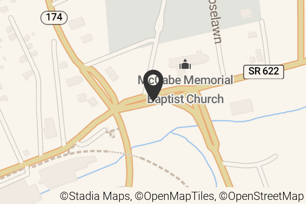 Map with location marker