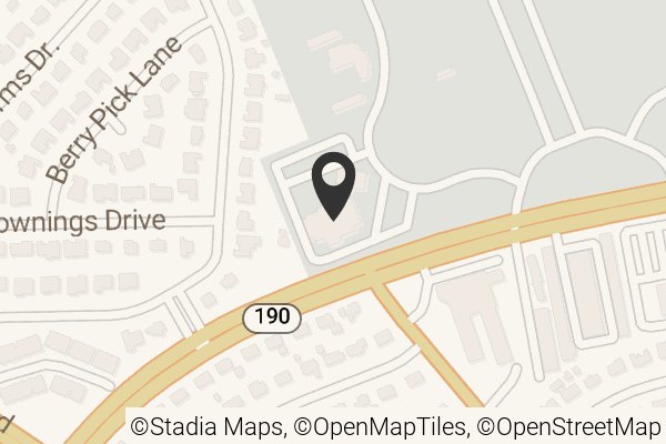 Map with location marker