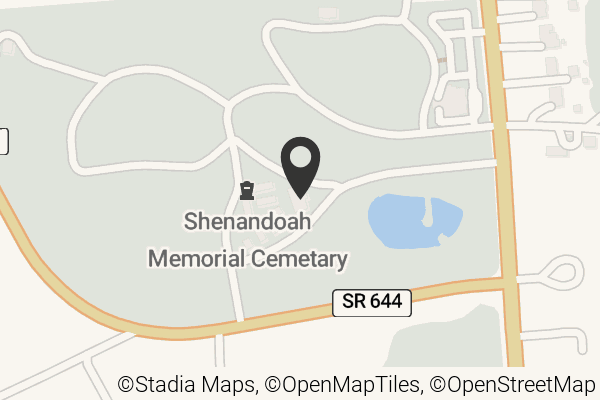 Map with location marker