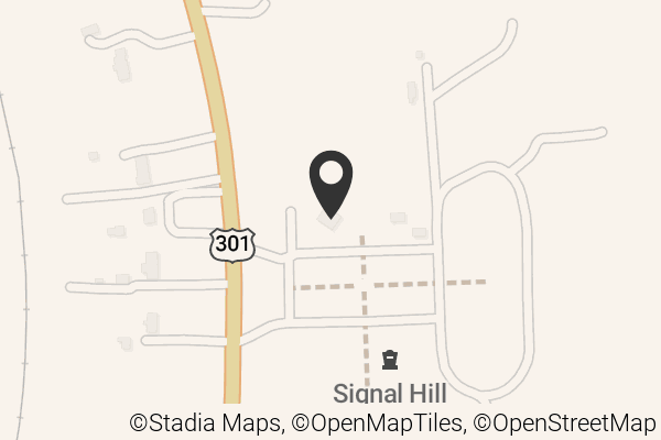 Map with location marker