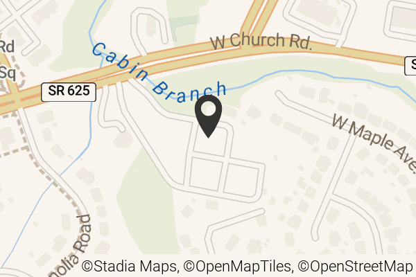 Map with location marker