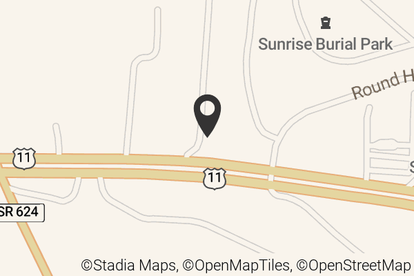 Map with location marker