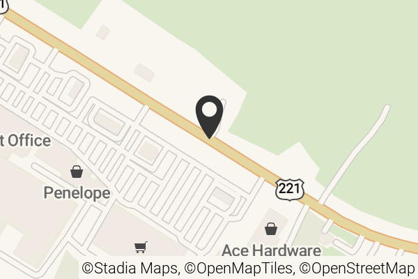 Map with location marker