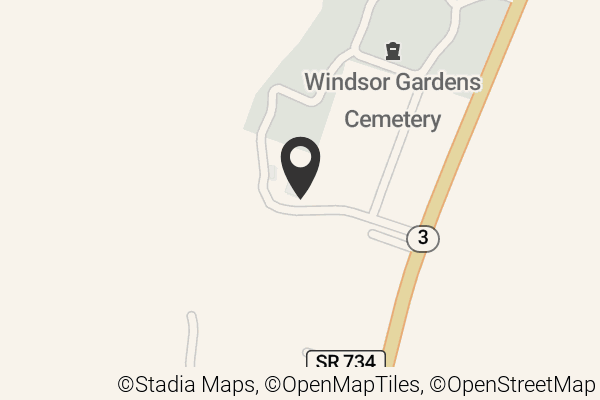 Map with location marker