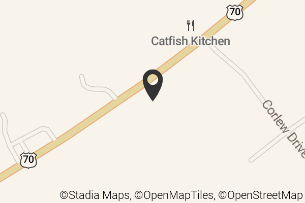 Map with location marker