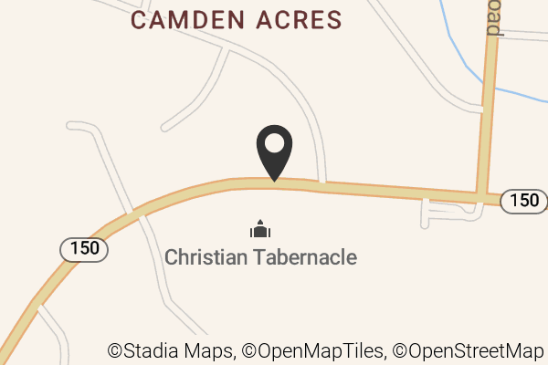 Map with location marker