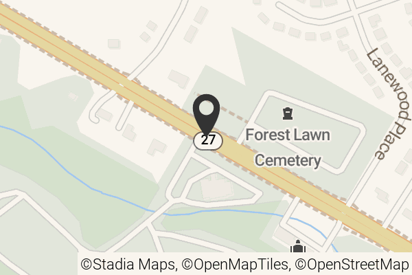 Map with location marker