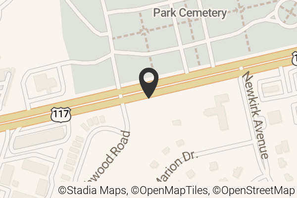 Map with location marker