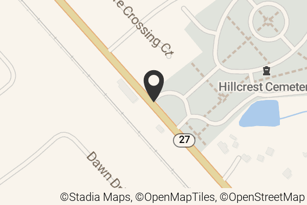 Map with location marker