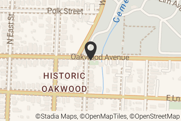 Map with location marker