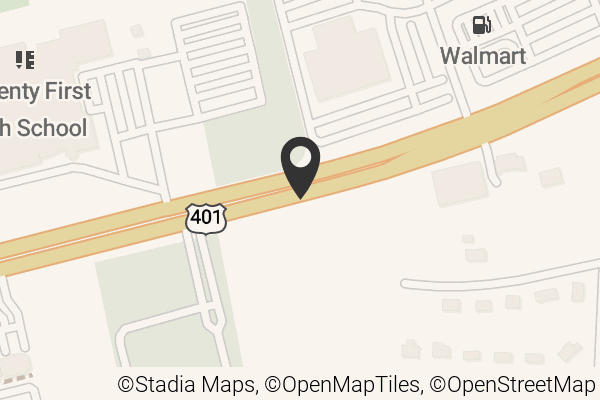 Map with location marker