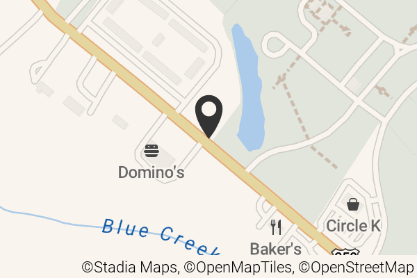 Map with location marker