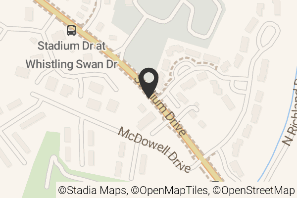 Map with location marker