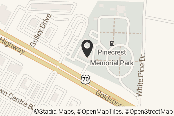 Map with location marker