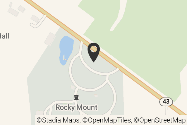 Map with location marker