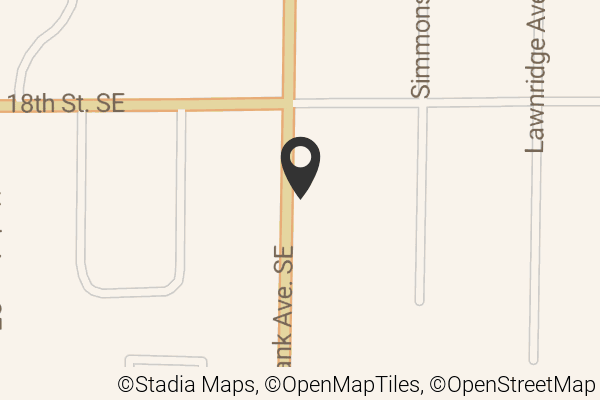 Map with location marker