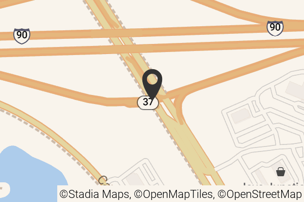 Map with location marker