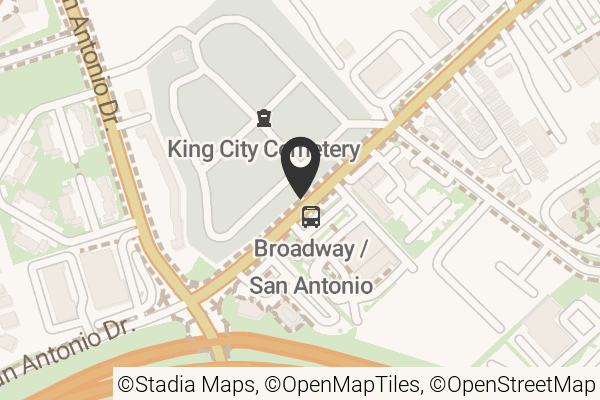 Map with location marker