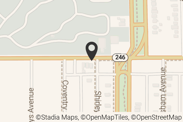 Map with location marker