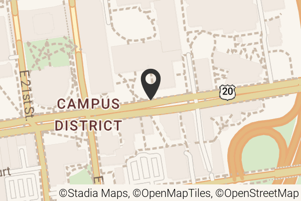 Map with location marker