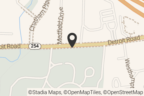 Map with location marker