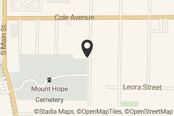 Map with location marker