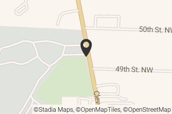 Map with location marker