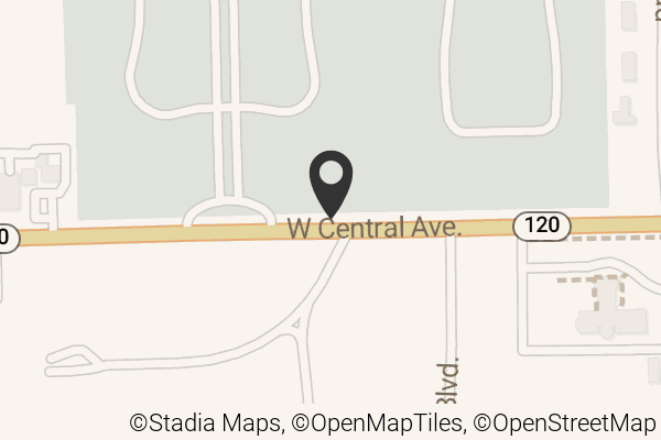 Map with location marker