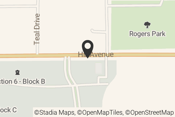 Map with location marker