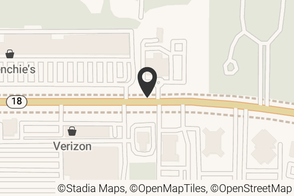 Map with location marker