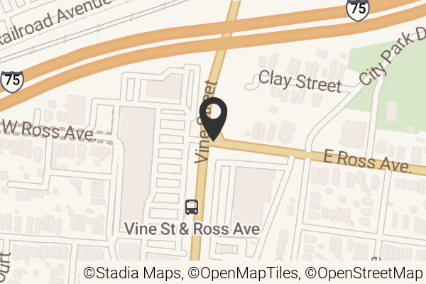 Map with location marker