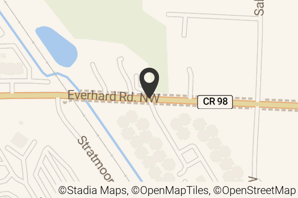 Map with location marker