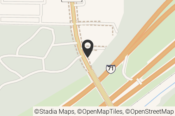 Map with location marker