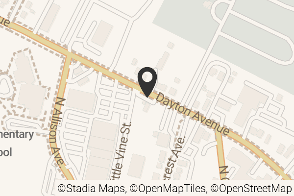 Map with location marker