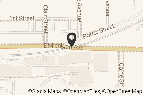 Map with location marker