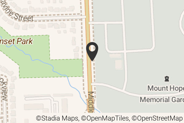 Map with location marker