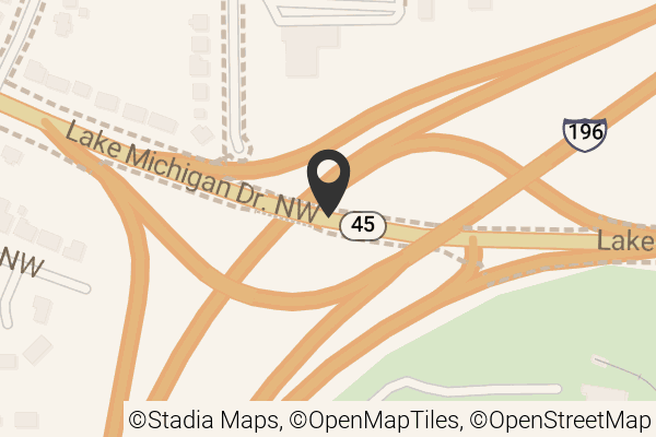 Map with location marker