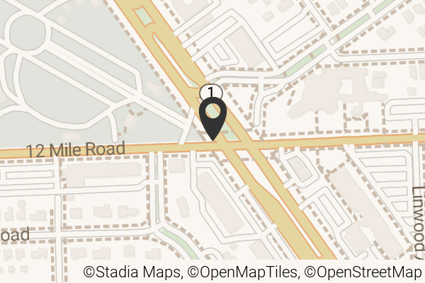 Map with location marker