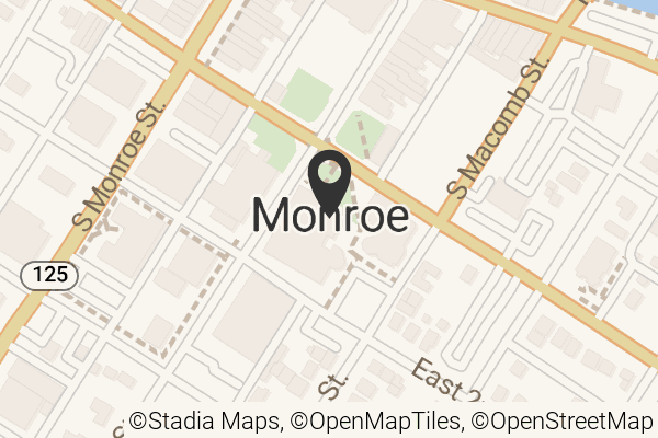 Map with location marker