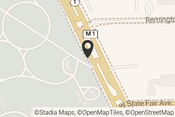 Map with location marker