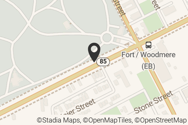 Map with location marker