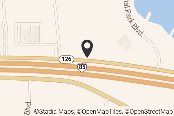 Map with location marker