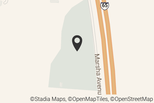 Map with location marker