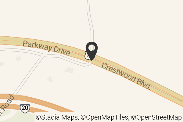 Map with location marker