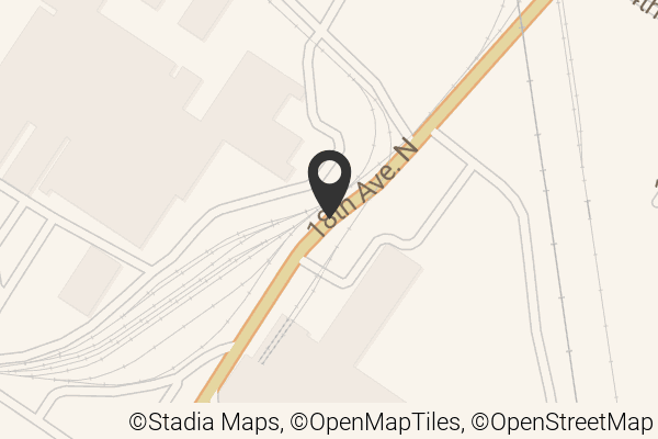 Map with location marker